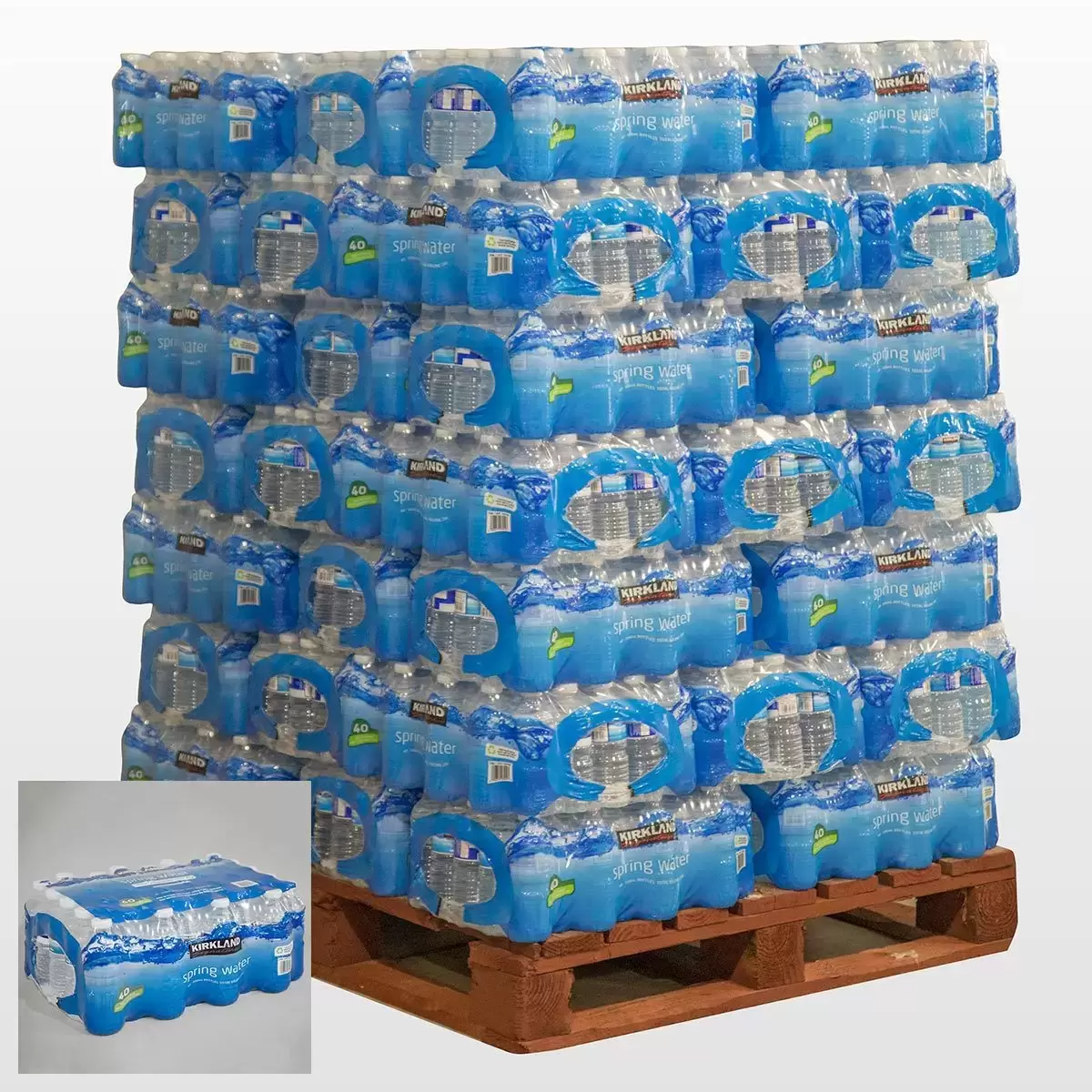 Kirkland Signature Spring Water 500ml Pallet Deal (47 x 40ct Cases)