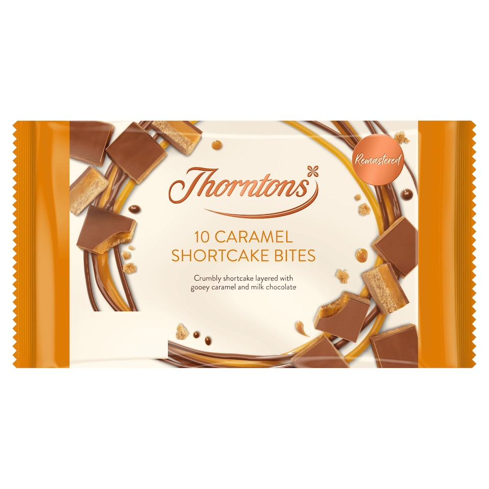 Thorntons Caramel Shortcake Bites 10 Pack