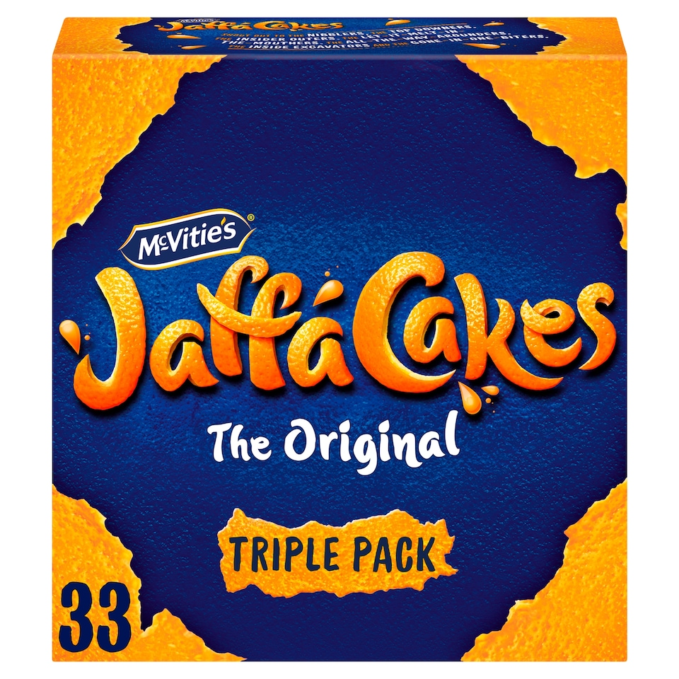 McVitie's Jaffa Cakes Original Biscuits Triple Pack 363g