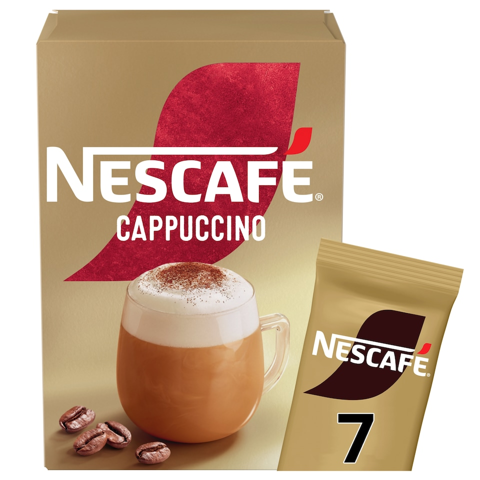 Nescafe Cappuccino Instant Coffee 7 Sachets