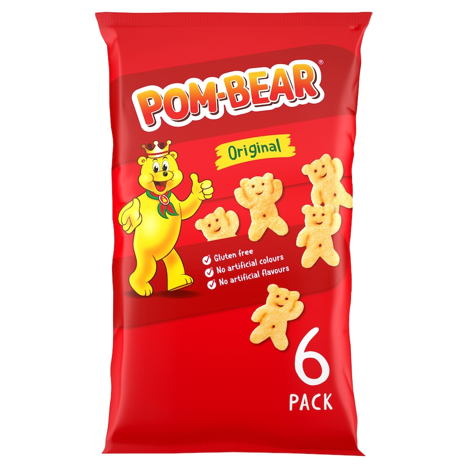 Pom-Bear Original Multipack Crisps 6x13g