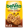 Belvita Breakfast Chocolate Chip Soft Bakes Cereal Snack Bars Pack 5 x 50g