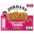 Jordans Granola Thins Mixed Berry Oat Cereal Snack Bars 160g