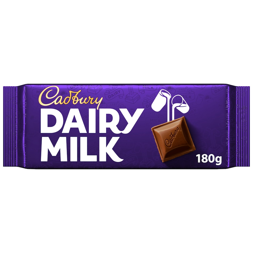 Cadbury Dairy Milk Chocolate Bar 180g
