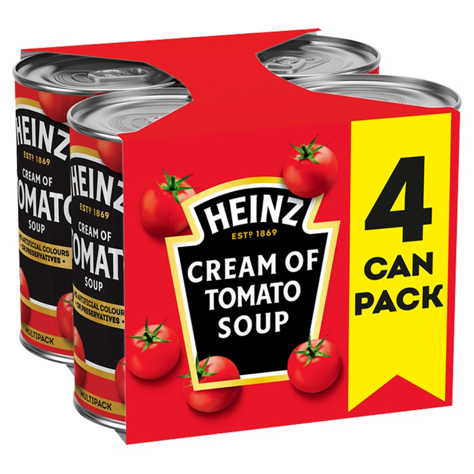 Heinz Cream Of Tomato Soup 4 X 400G