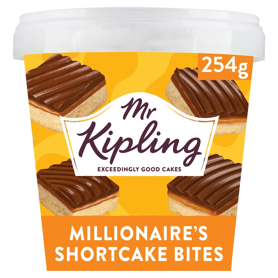Mr Kipling Millionaires Chocolate Caramel Shortcake Mini Cake Bites 254g
